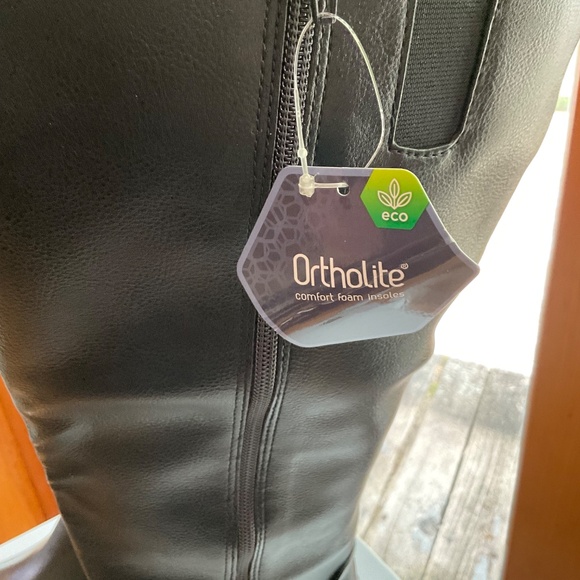 Tall black boots Ortholite Eco | Style: Addie | Color: Black - Picture 3 of 12